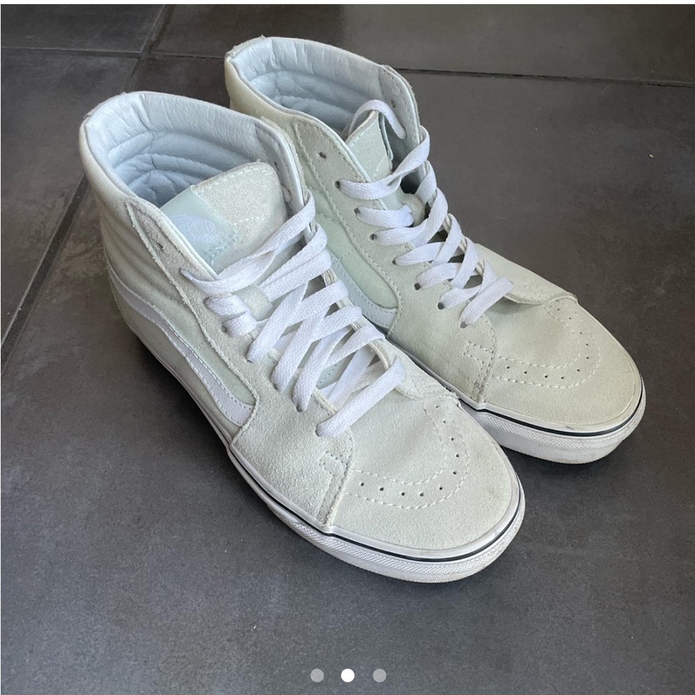 Mint Green High Top Vans